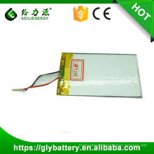 Batterie rechargeable de polymère de la capacité 355381 3.7v Li de 2500mah